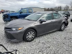 Salvage cars for sale at Wayland, MI auction: 2018 Toyota Camry LE