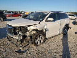 Toyota Highlander salvage cars for sale: 2016 Toyota Highlander Limited