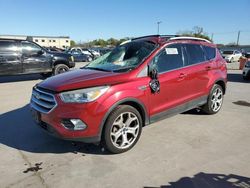 2017 Ford Escape Titanium en venta en Wilmer, TX