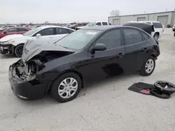 Salvage cars for sale at Kansas City, KS auction: 2010 Hyundai Elantra Blue