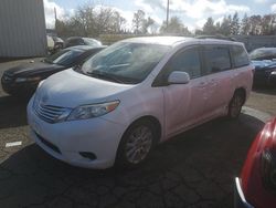 Toyota salvage cars for sale: 2015 Toyota Sienna LE