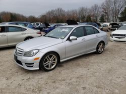 Salvage cars for sale at North Billerica, MA auction: 2012 Mercedes-Benz C 300 4matic