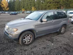 Salvage cars for sale at Graham, WA auction: 2004 BMW X5 4.4I