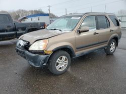 Honda salvage cars for sale: 2002 Honda CR-V EX