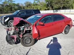 Toyota Corolla Vehiculos salvage en venta: 2016 Toyota Corolla L