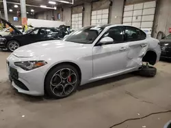 Alfa Romeo salvage cars for sale: 2022 Alfa Romeo Giulia Super