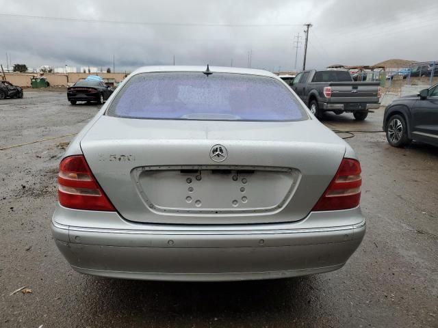 2001 Mercedes-Benz S 500