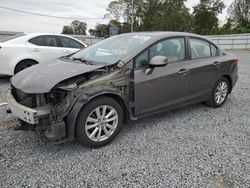 Salvage cars for sale at auction: 2012 Honda Civic EXL