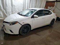 Salvage cars for sale at Ebensburg, PA auction: 2016 Toyota Corolla L