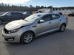 Salvage cars for sale at Windham, ME auction: 2013 KIA Optima LX