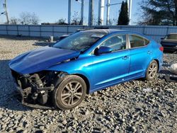 Salvage cars for sale at Windsor, NJ auction: 2018 Hyundai Elantra SEL