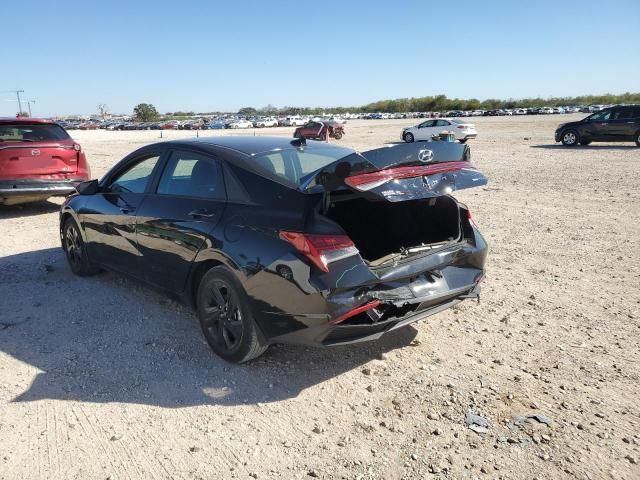 2022 Hyundai Elantra Blue