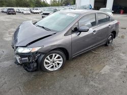 Salvage cars for sale at Savannah, GA auction: 2014 Honda Civic EX