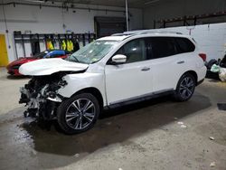 Salvage cars for sale at Candia, NH auction: 2019 Nissan Pathfinder S