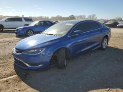 Salvage cars for sale at Kansas City, KS auction: 2015 Chrysler 200 Limited