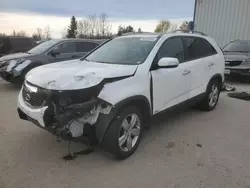 Salvage cars for sale at Bowmanville, ON auction: 2012 KIA Sorento EX