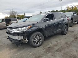 2018 Toyota Highlander SE en venta en San Martin, CA