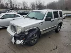 Salvage cars for sale at Ellwood City, PA auction: 2008 Jeep Liberty Sport