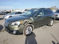 Salvage cars for sale at Bakersfield, CA auction: 2015 Subaru Outback 2.5I Premium