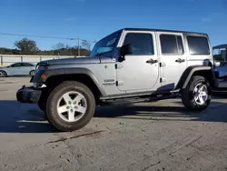 Jeep Wrangler Unlimited Sport salvage cars for sale: 2016 Jeep Wrangler Unlimited Sport