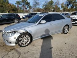 Salvage cars for sale at Hampton, VA auction: 2009 Mercedes-Benz C 300 4matic