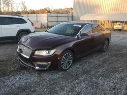 Salvage cars for sale at Spartanburg, SC auction: 2017 Lincoln MKZ Hybrid Select