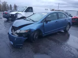 Honda salvage cars for sale: 2010 Honda Civic VP