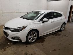 Chevrolet salvage cars for sale: 2017 Chevrolet Cruze Premier