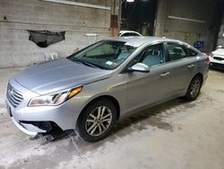 Salvage cars for sale at Angola, NY auction: 2016 Hyundai Sonata SE