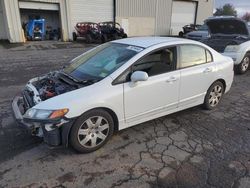 Salvage cars for sale at Woodburn, OR auction: 2008 Honda Civic LX