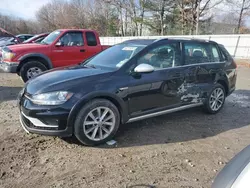 Salvage cars for sale at North Billerica, MA auction: 2018 Volkswagen Golf Alltrack S