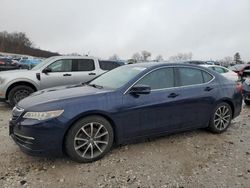 Salvage cars for sale from Copart West Warren, MA: 2015 Acura TLX