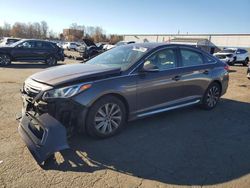 Salvage cars for sale at New Britain, CT auction: 2016 Hyundai Sonata Sport