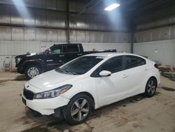 Salvage cars for sale at Des Moines, IA auction: 2018 KIA Forte LX