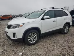 Salvage cars for sale at Wayland, MI auction: 2015 KIA Sorento LX