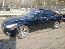 Salvage cars for sale at Waldorf, MD auction: 2016 Infiniti Q70 3.7