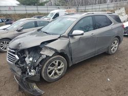 Salvage cars for sale at Davison, MI auction: 2018 Chevrolet Equinox Premier