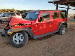 Jeep Vehiculos salvage en venta: 2018 Jeep Wrangler Unlimited Sport