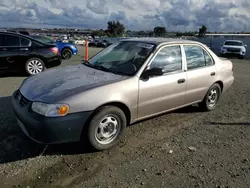 Toyota Corolla ce salvage cars for sale: 2001 Toyota Corolla CE