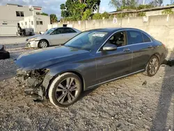 Salvage cars for sale at Opa Locka, FL auction: 2019 Mercedes-Benz C300