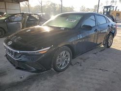 Salvage cars for sale at Cartersville, GA auction: 2024 Hyundai Elantra Blue