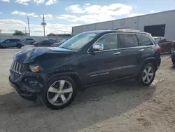 Salvage cars for sale at Jacksonville, FL auction: 2015 Jeep Grand Cherokee Overland