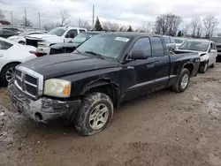 Salvage trucks for sale at Lansing, MI auction: 2005 Dodge Dakota SLT