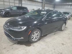 Salvage cars for sale at Des Moines, IA auction: 2015 Chrysler 200 Limited