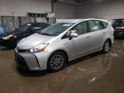 Salvage cars for sale at Elgin, IL auction: 2017 Toyota Prius V