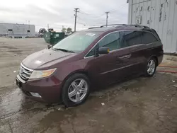 Salvage cars for sale at Chicago Heights, IL auction: 2011 Honda Odyssey Touring