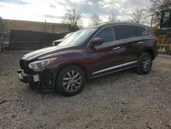 Salvage cars for sale at Baltimore, MD auction: 2015 Infiniti QX60