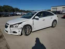 Salvage cars for sale from Copart Gaston, SC: 2011 Chevrolet Cruze LTZ