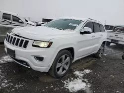 Jeep Vehiculos salvage en venta: 2015 Jeep Grand Cherokee Overland