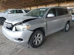 Toyota salvage cars for sale: 2010 Toyota Highlander